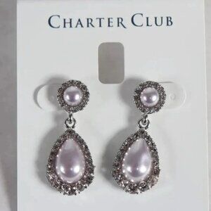 Charter Club Pearl Drop Earrings, NEW⭐️